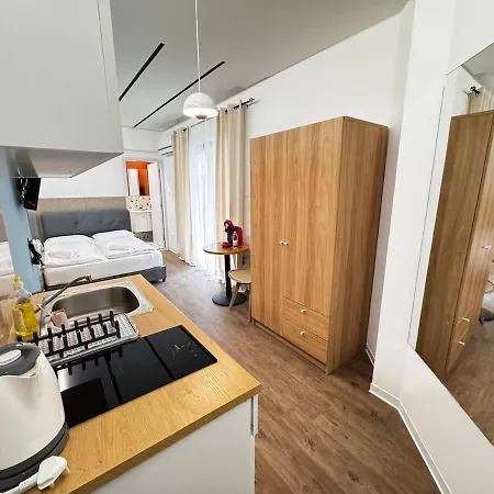 Modern 8 Balcony Kitchenette Bathroom